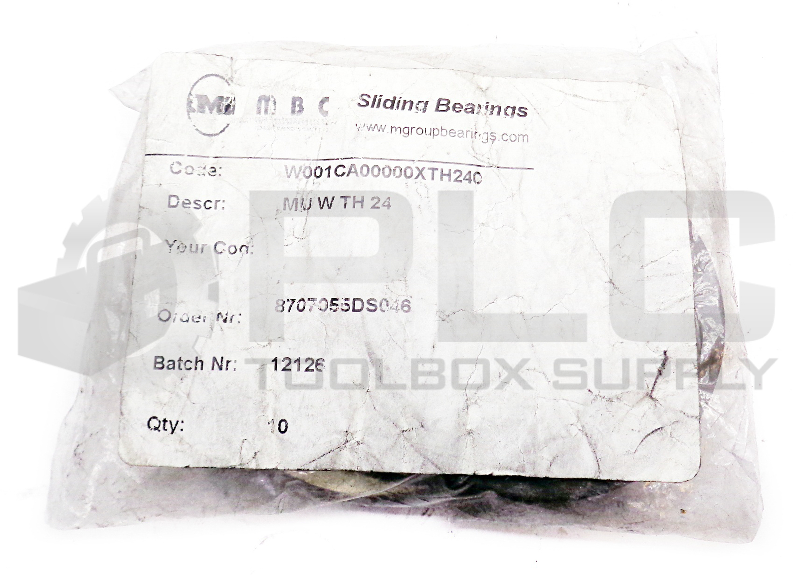 NEW MBC MU W TH 24 SLIDING BEARINGS FLAST WASHER 2 5/8″ QTY. 10