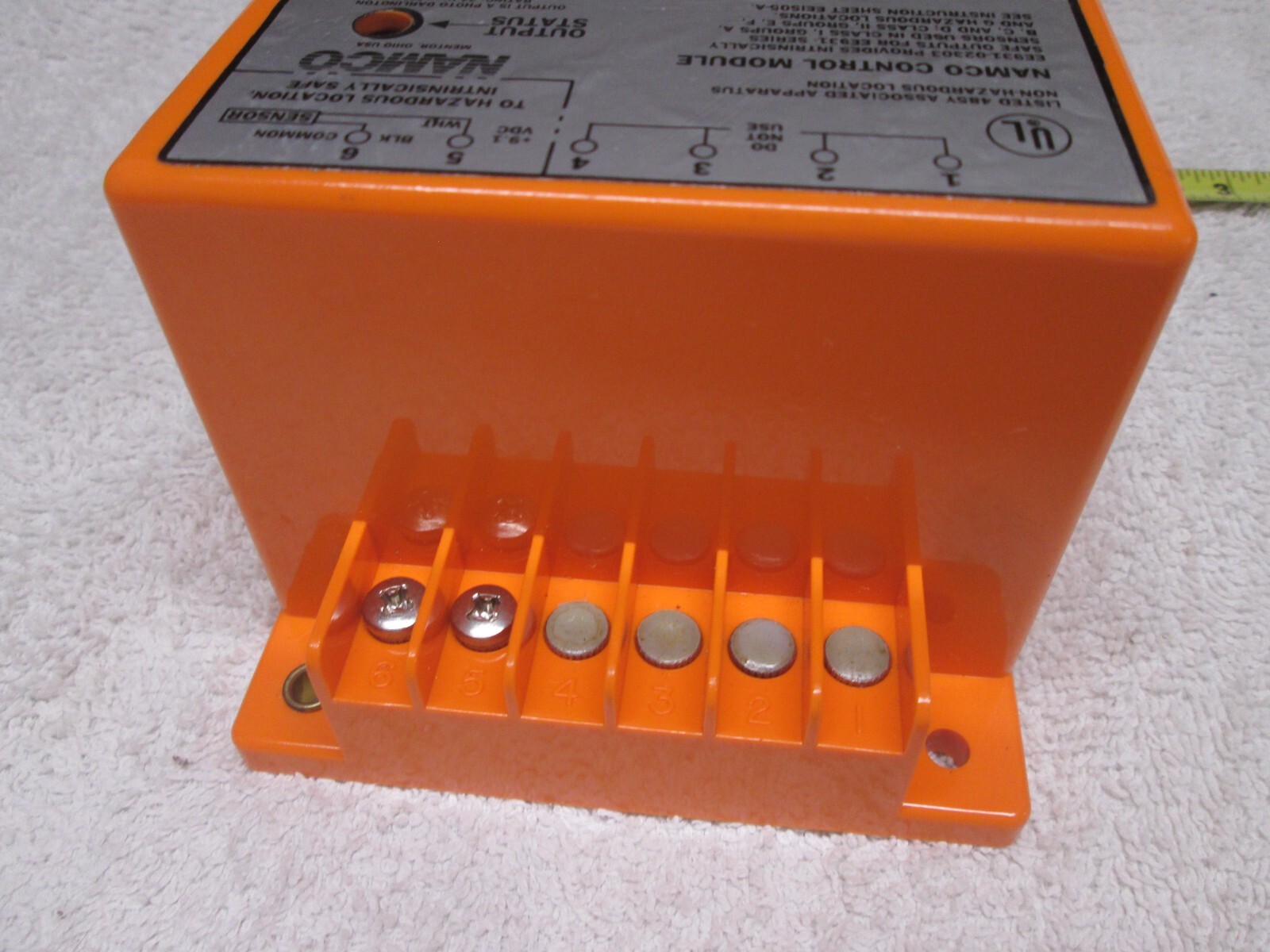 NAMCO CONTROL MODULE UNDER/OVER/ZERO SPEED EE931-02303 115Vac Sensor Out 24V50ma