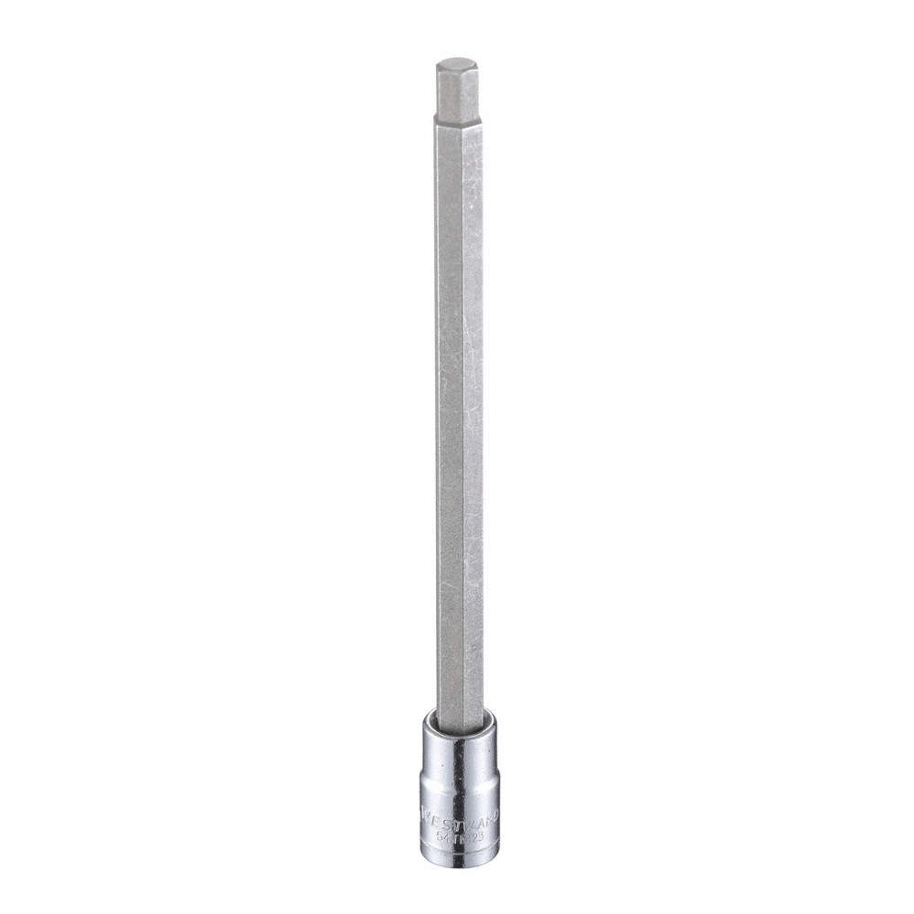 WESTWARD 54TM23 Socket Bit, Steel, 1/4 in, TpSz 5.5 mm 54TM23