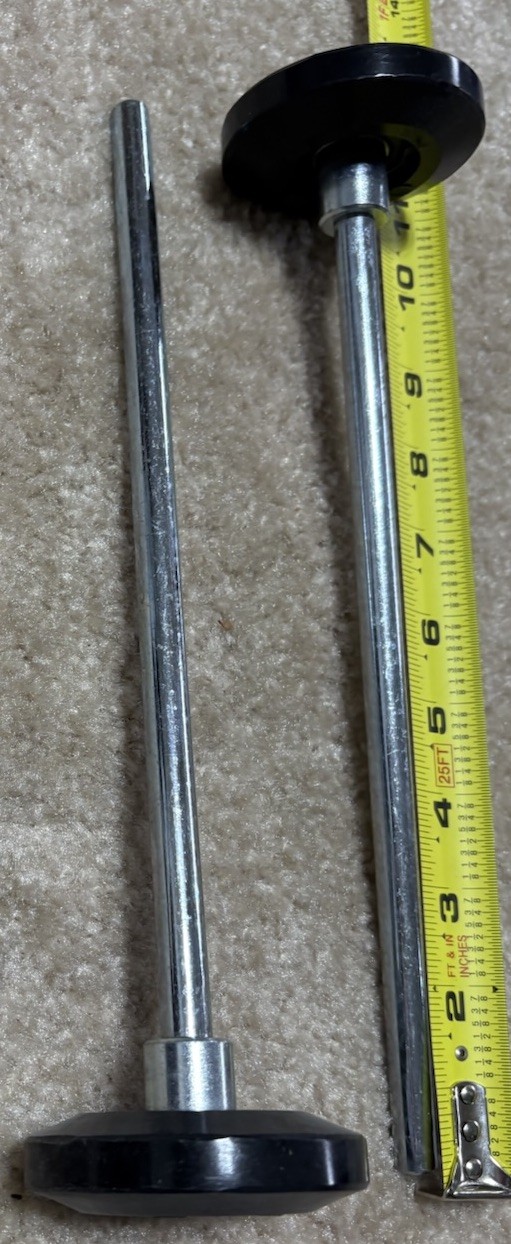 2 Pack 10.5 Long Stem, 3in Car Wash Rollers 6202RS TF. R2750A/AB11