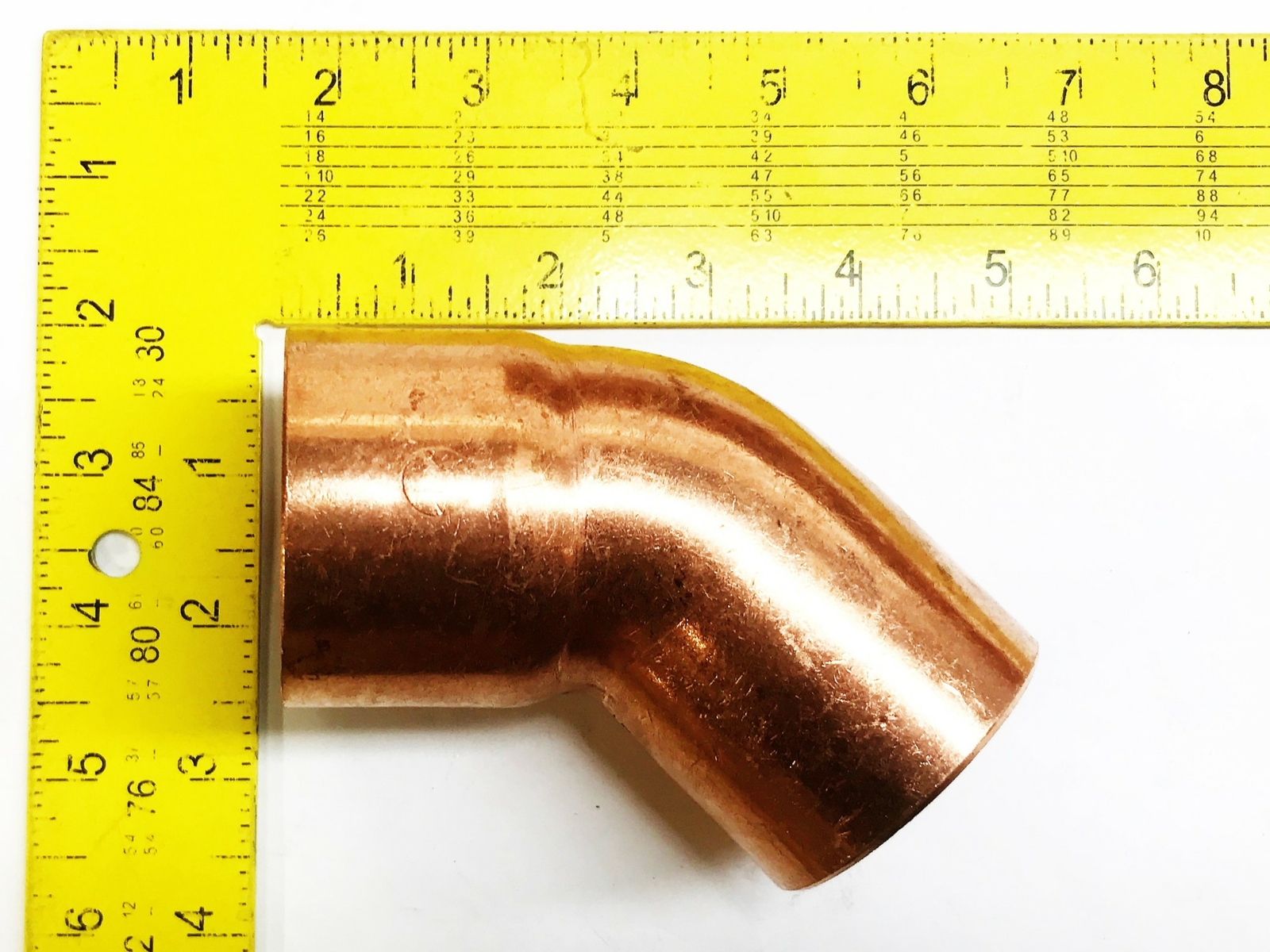 EPC 2″ Sweat Male x 2″ Sweat Female Copper 45 Degree Elbow 31220 NOS