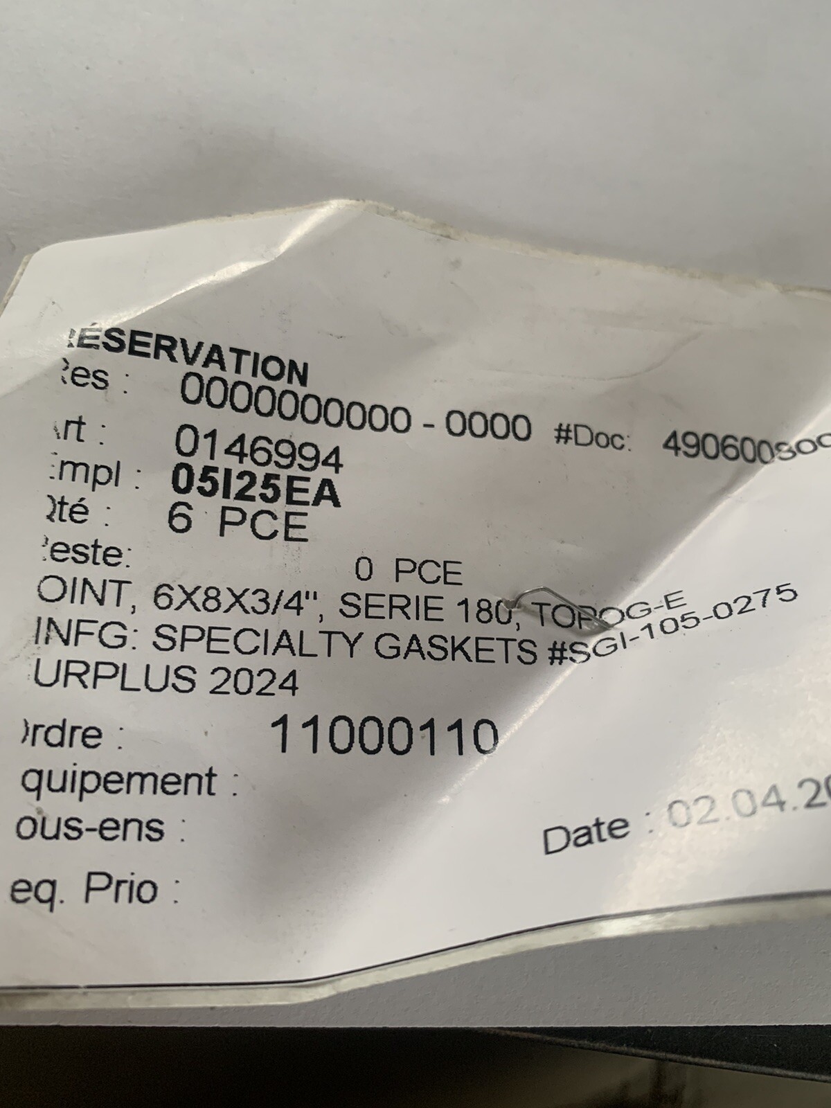 1-M51573 John Crane Seal 1-1/4″ Type T-1 Drawing: FSD-3000 Material: BP1C1 (NIB)