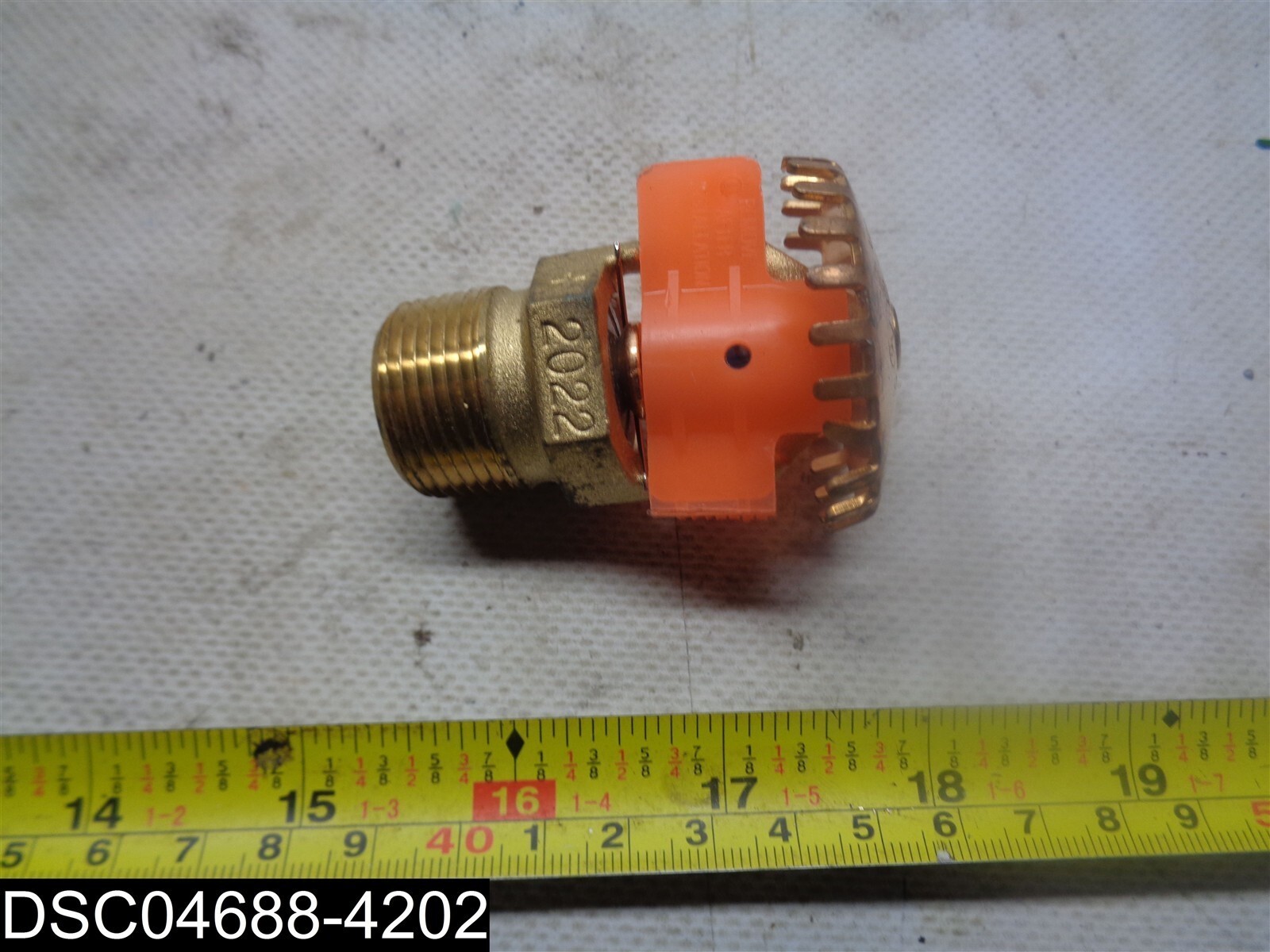 2022 V3403 Upright Sprinkler Brass Piece