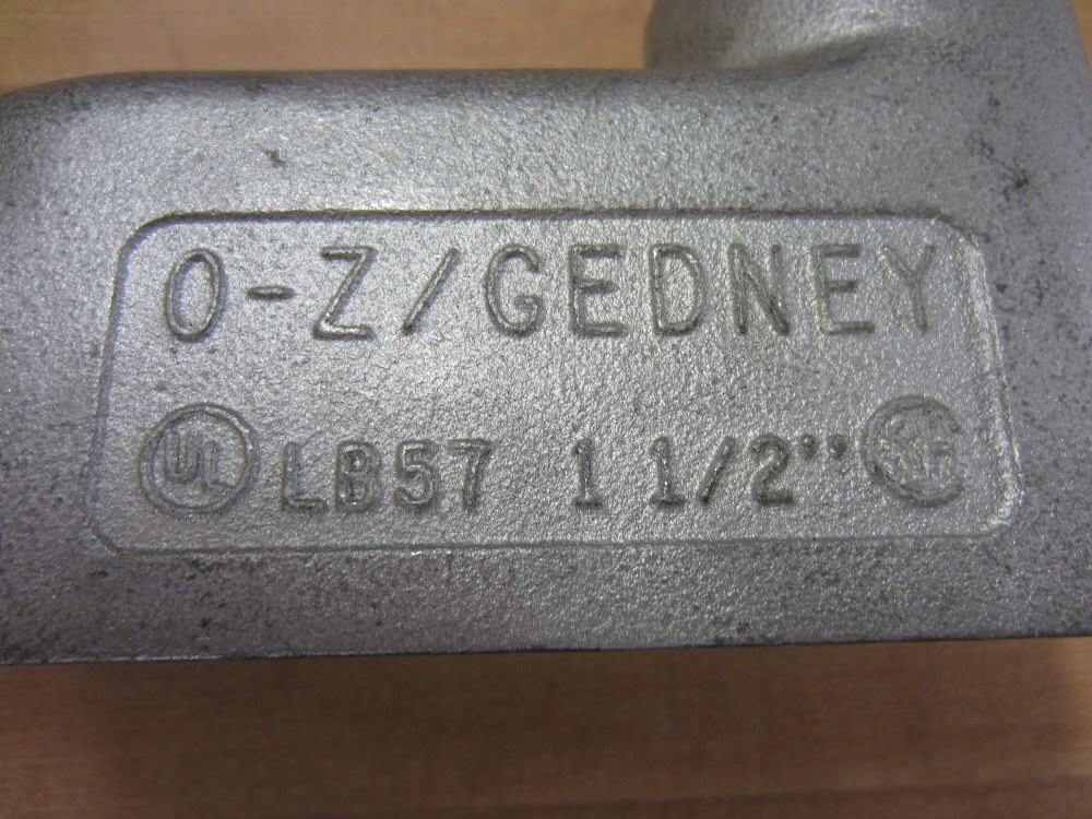 OZ Gedney LB57 Conduit Body 1 1/2″