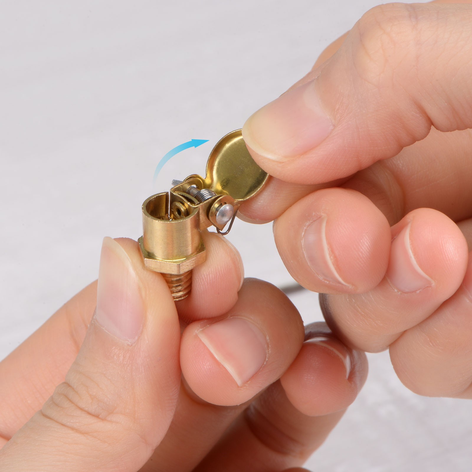 4 Pcs M6x1 Male Thread Oil Cup Cap Machine Parts for Replacement Copper