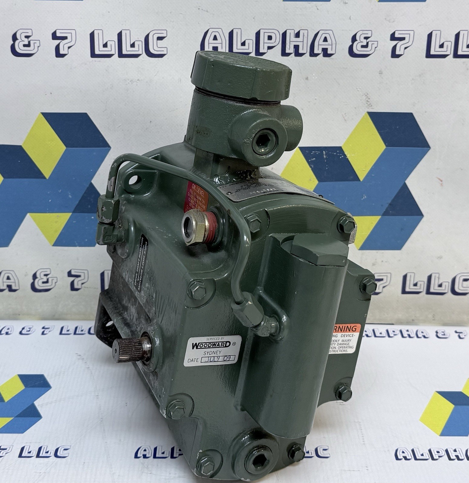 Woodward Governor TG17E Actuator E9904-111 4000 RPM