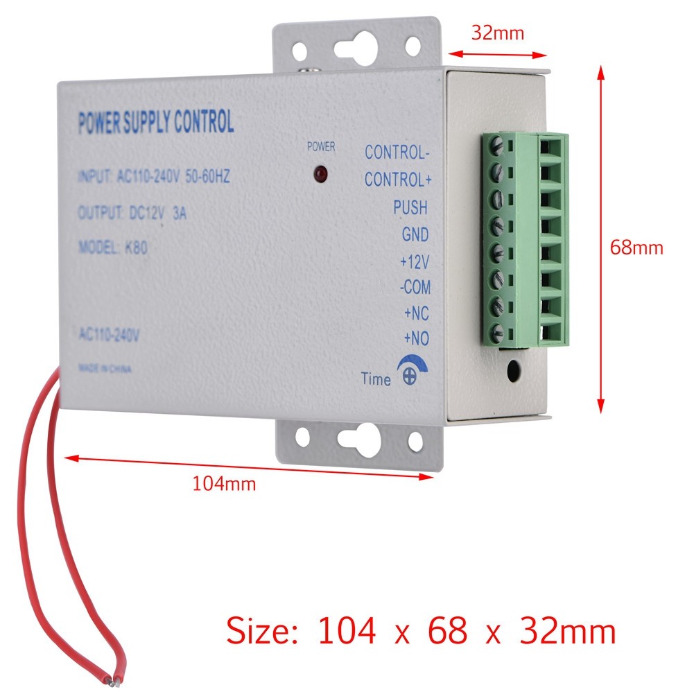 Access Power Supply Adjustable For Door Access Control Solutions Premium