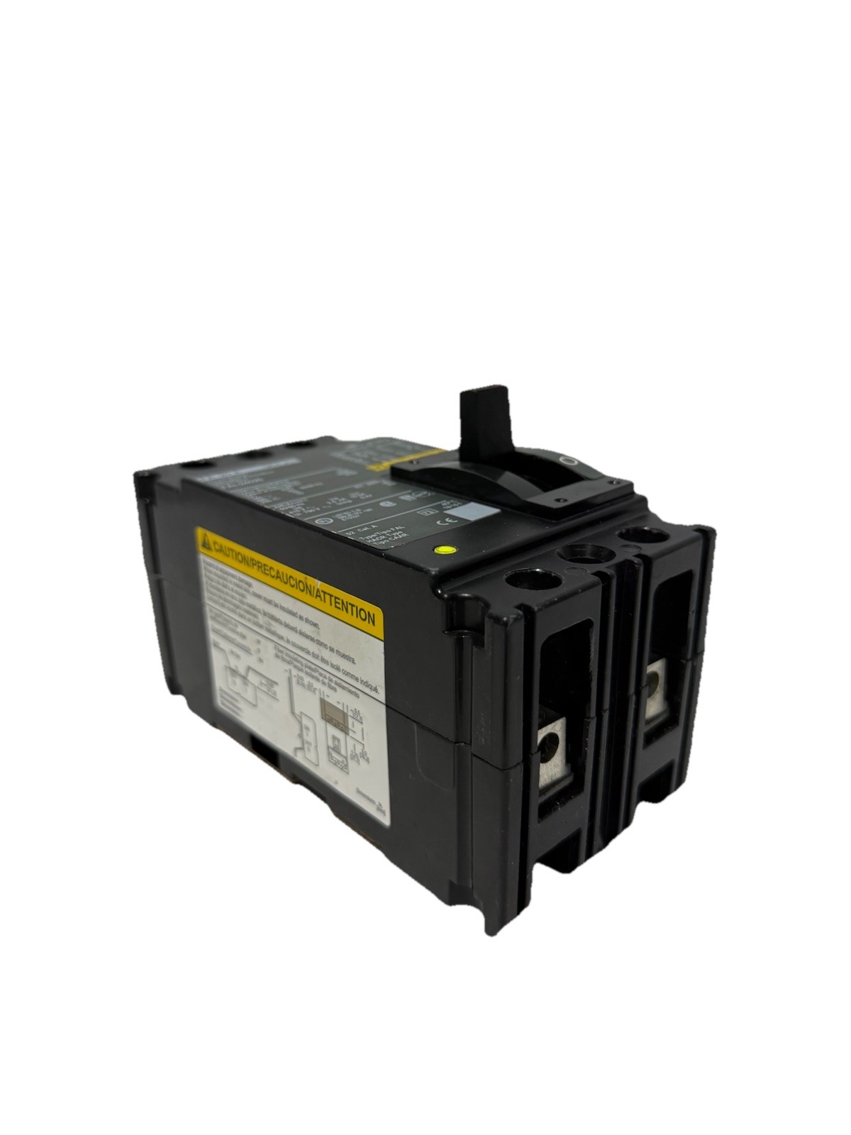 SQUARE D FAL24020 Molded Case Circuit Breaker 2-Pole 20AMP USED WORKING TAKEOUT