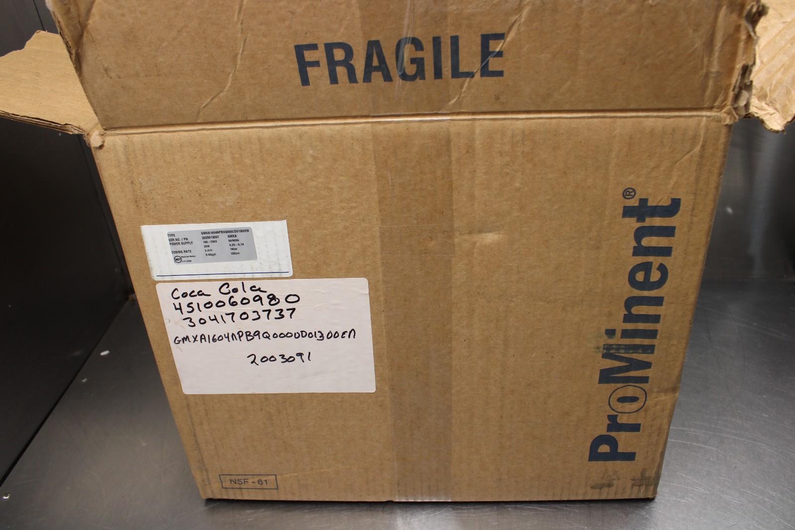 ProMinent GMXA1604NPB9Q000UD01300EN Pump .63gph 232psi