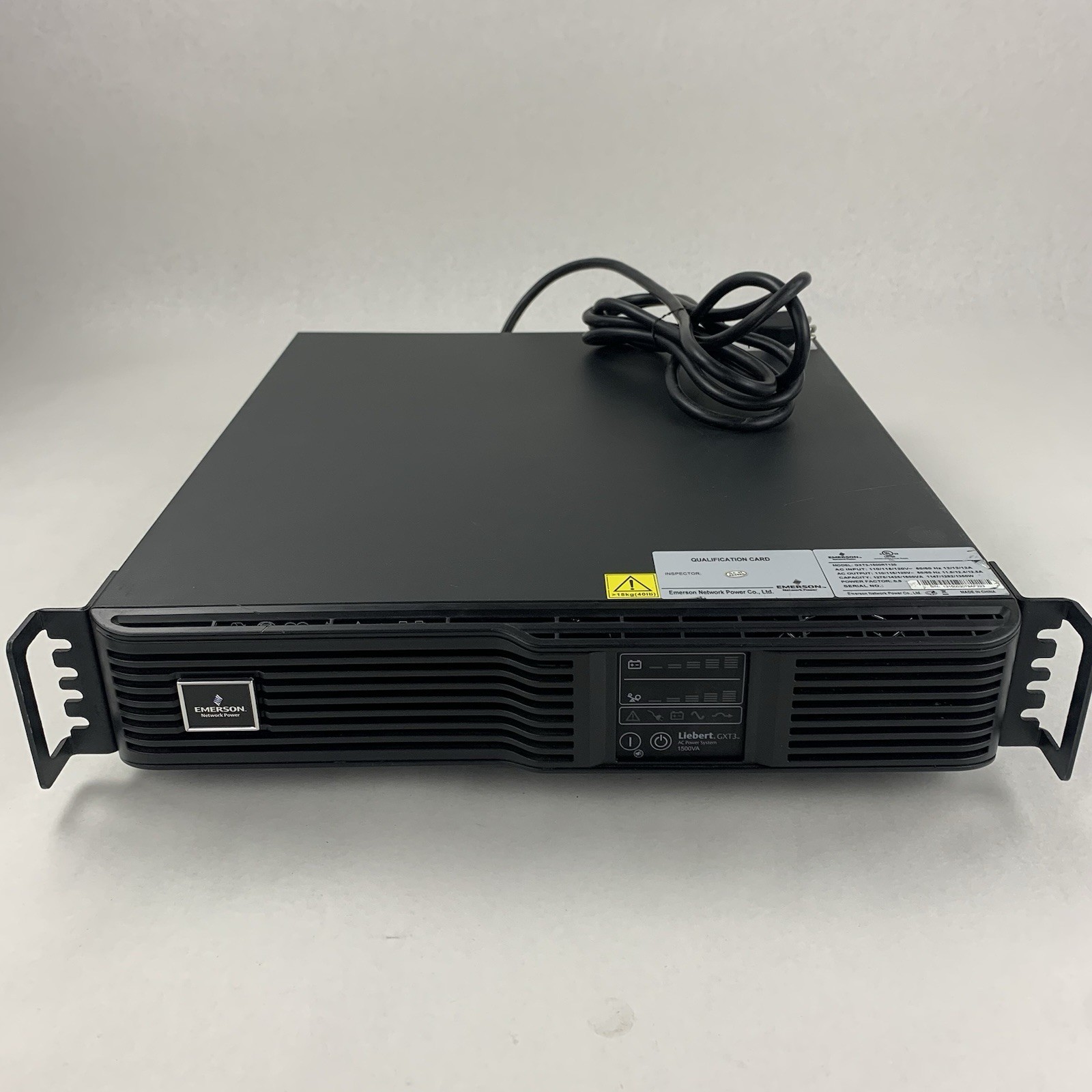 Liebert Emerson GXT3-1500RT120 UPS System Tested No Batteries No Caddy