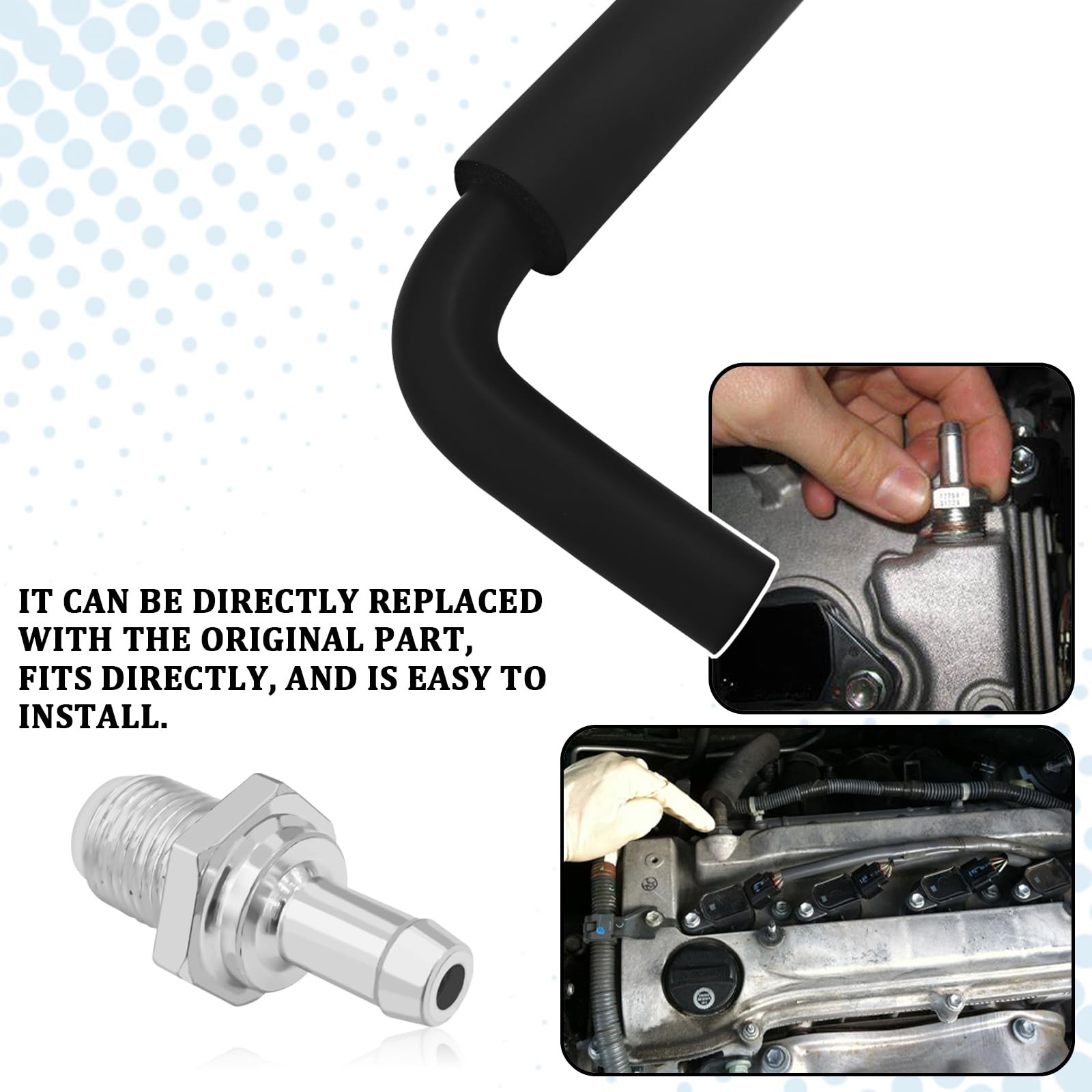 PCV Valve Hose Replacement for Toyota PCV Valve and Hose Kit for Camry, Highl…