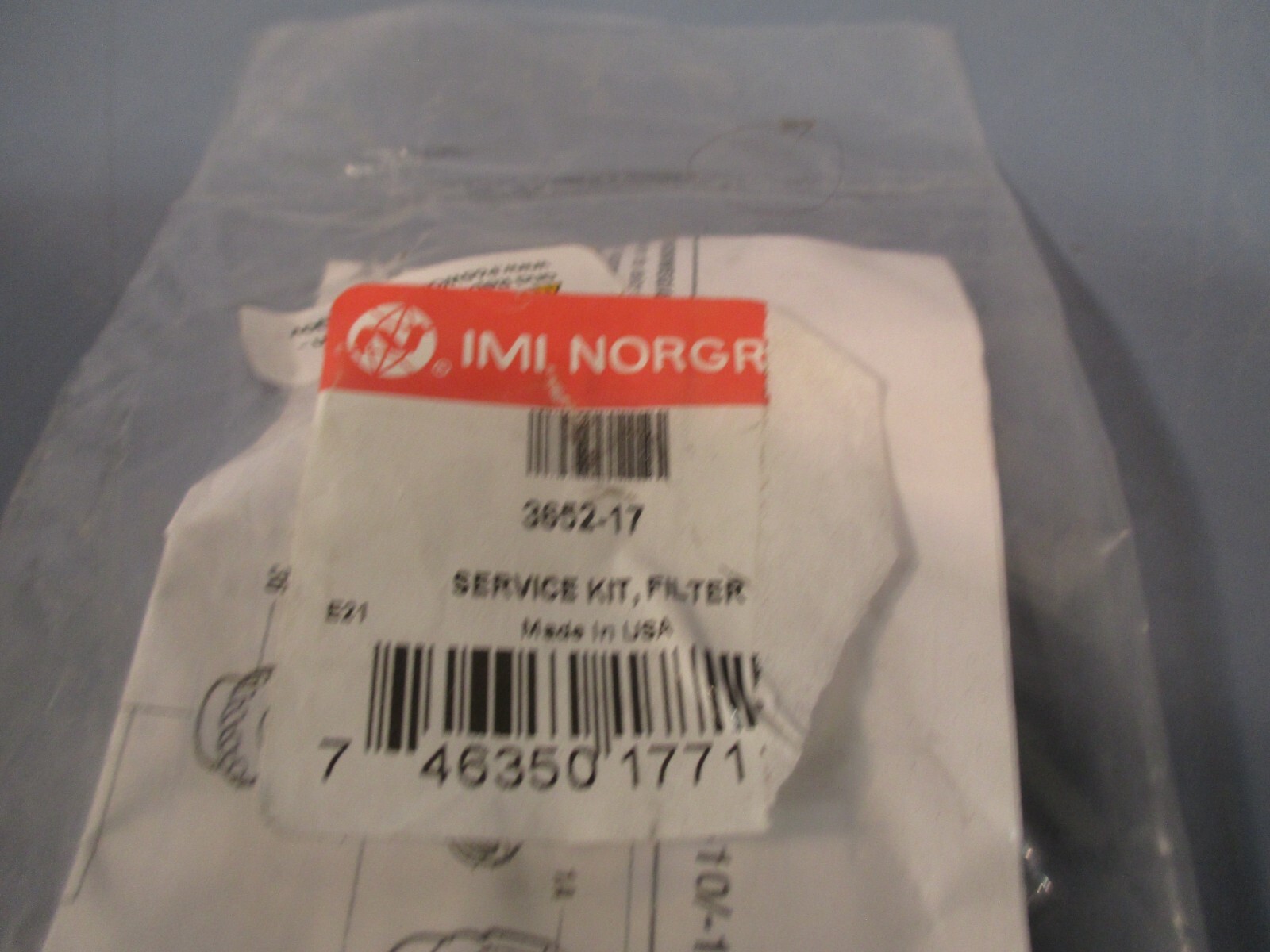 IMI Norgren Filter Service Kit 3652-17