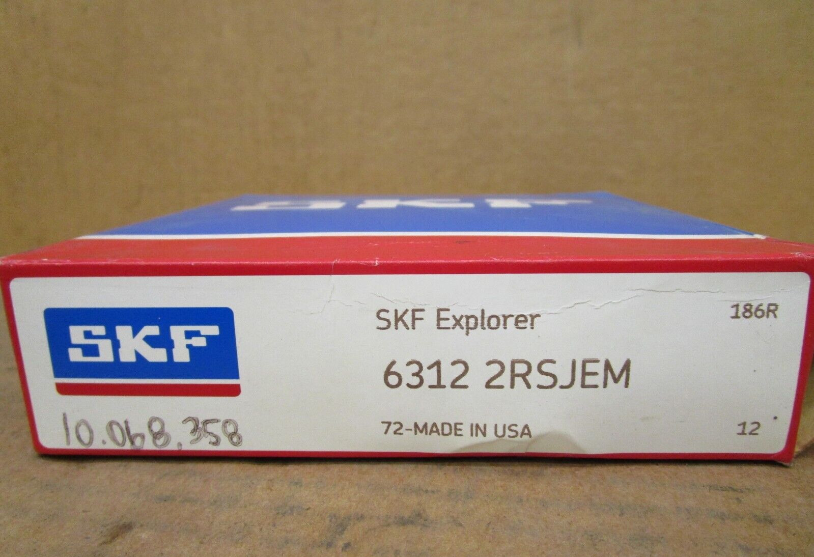 SKF Explorer 6312 2RSJEM Bearing 50576HI