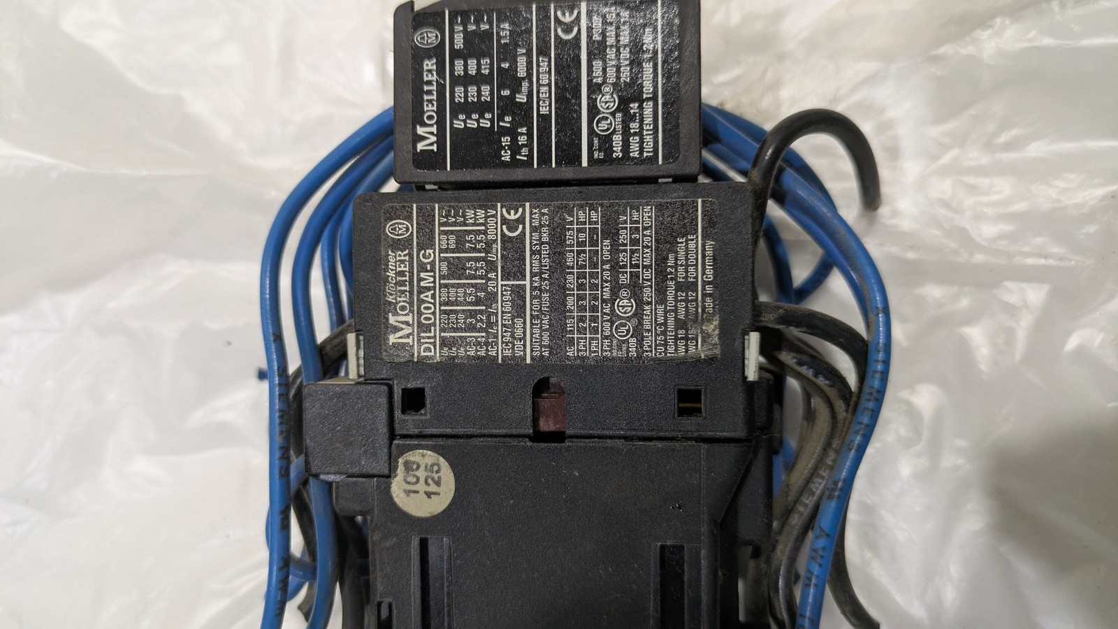 KLOCKNER MOELLER DIL00AM-G DIL M1.50-XHI22 24 VDC