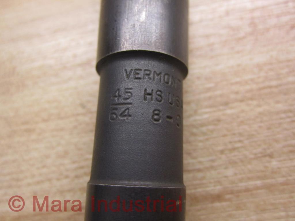 Precision Twist Drill 020045 Tapered Shank Twist Drill Bit 45/64″
