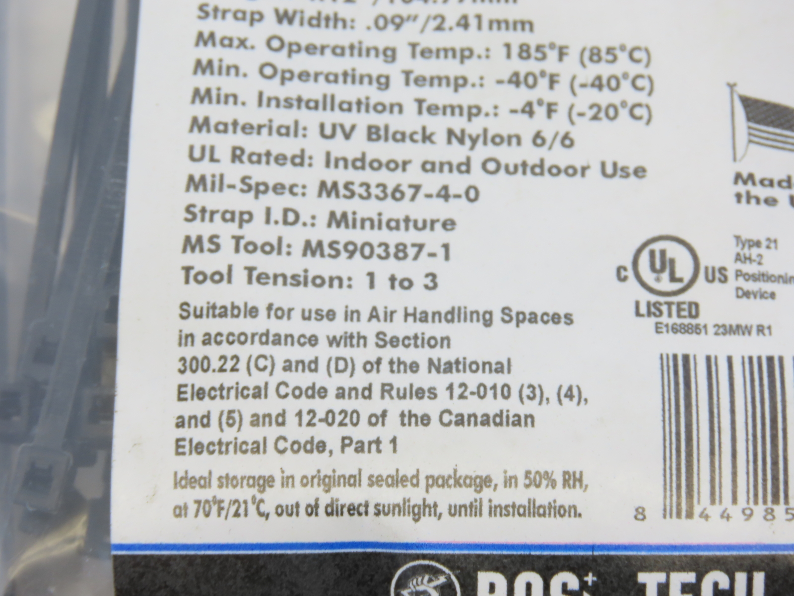 Python Wraps 1000 4″ BLACK WIRE CABLE 18 LB ZIP TIES NYLON TIE WRAPS Made in USA