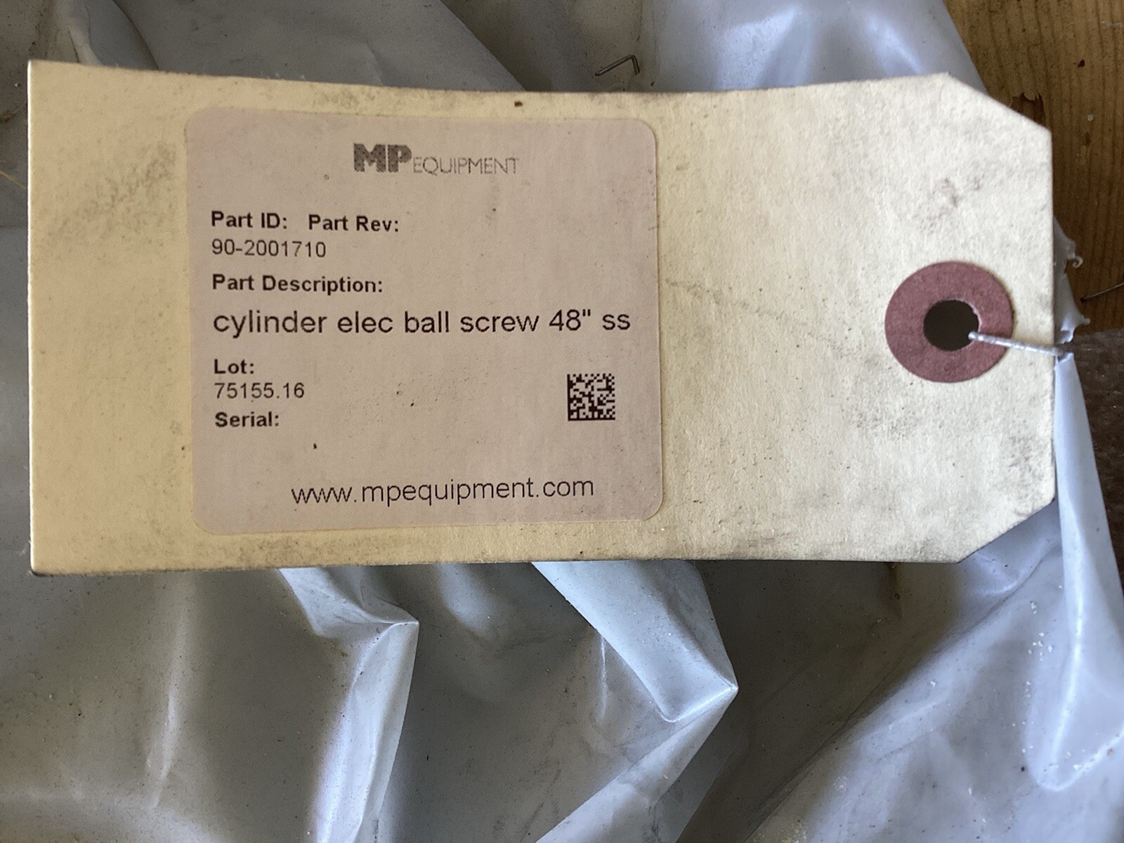 Joyce Dayton 2 Ton Electric Cylinder Ball Screw Stainless Steel