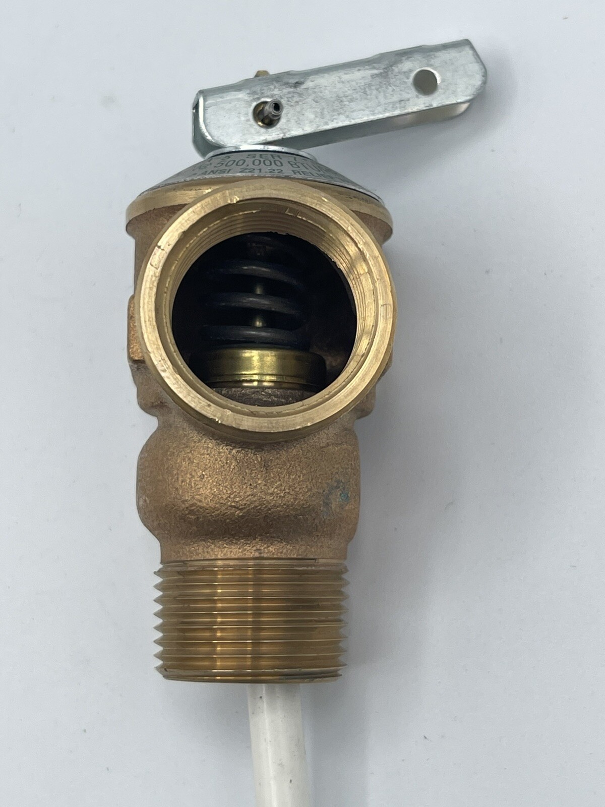 T&P Relief Valve 3/4” w/ 3″ Stem P/N 415-32920-01 Temp Steam Bradford White