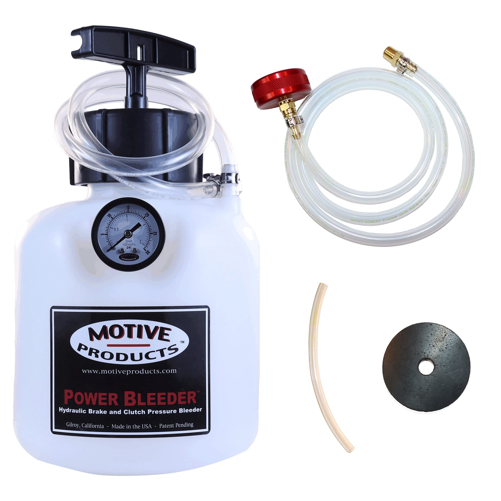 Motive Products 0109 Black Label uropean Power Bleeder 2-Quart Tank with Hose