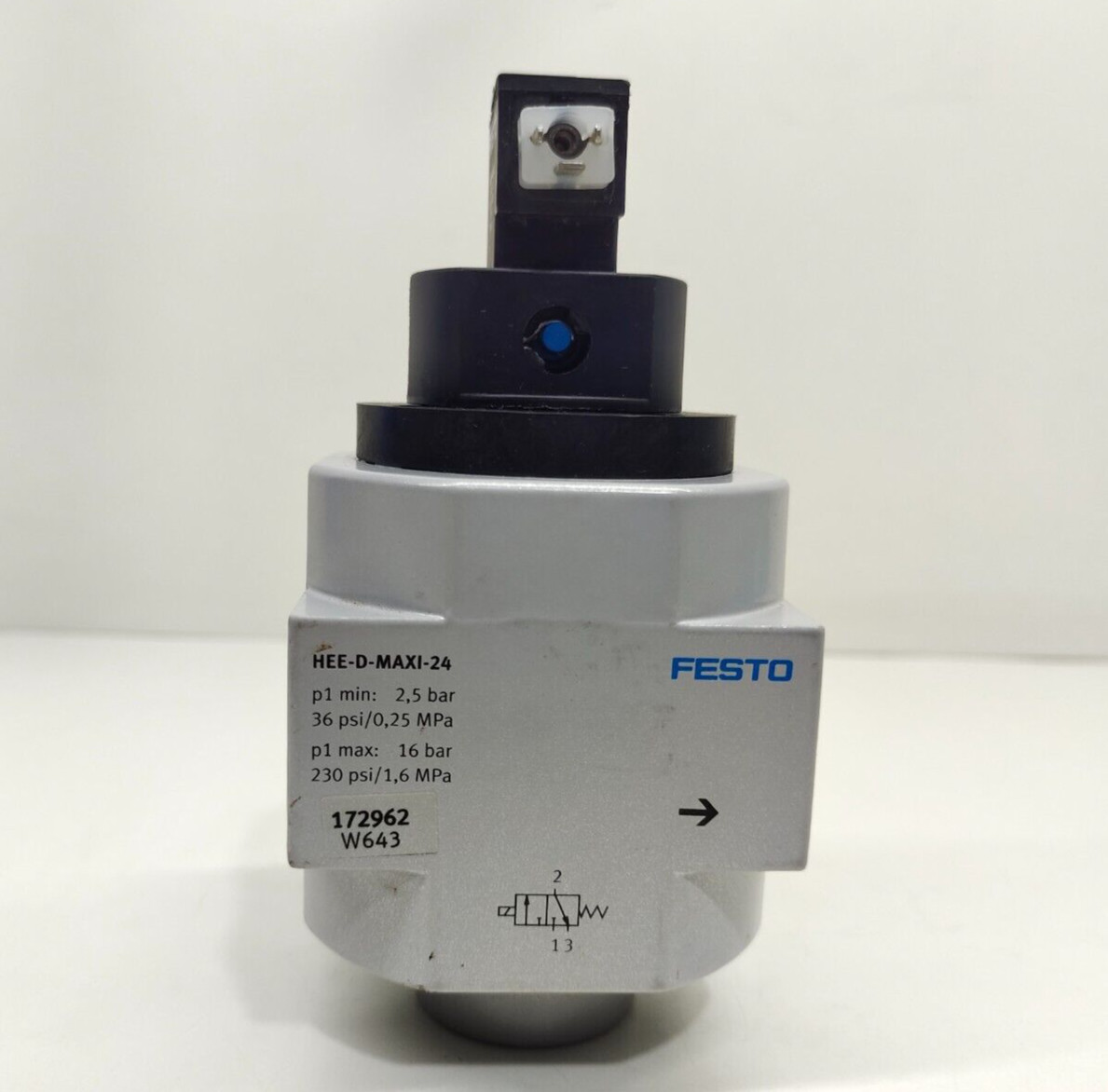 Festo HEE-D-MAXI-24 172962 safety start valve (FREE SHIPPING)