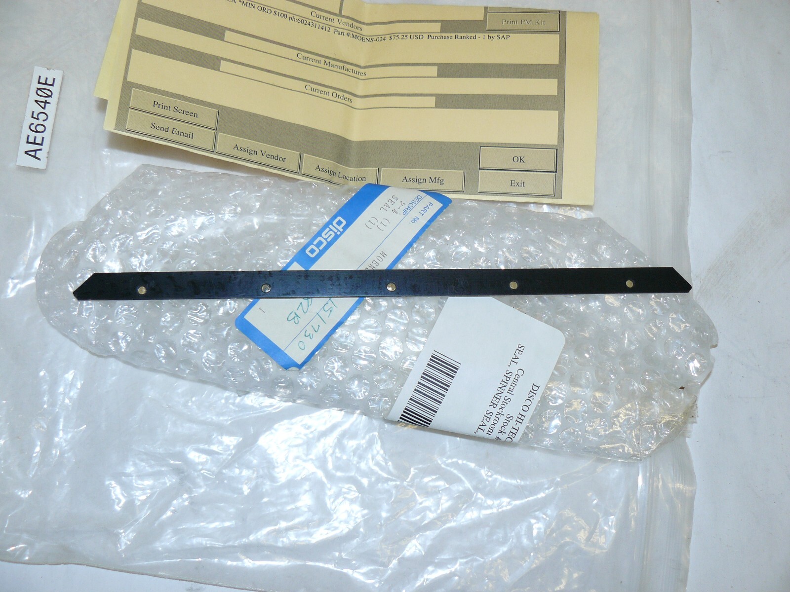 Disco Hi-Tech America MOENS-024 MOENS024 Seal Spinner Seal 10.25″
