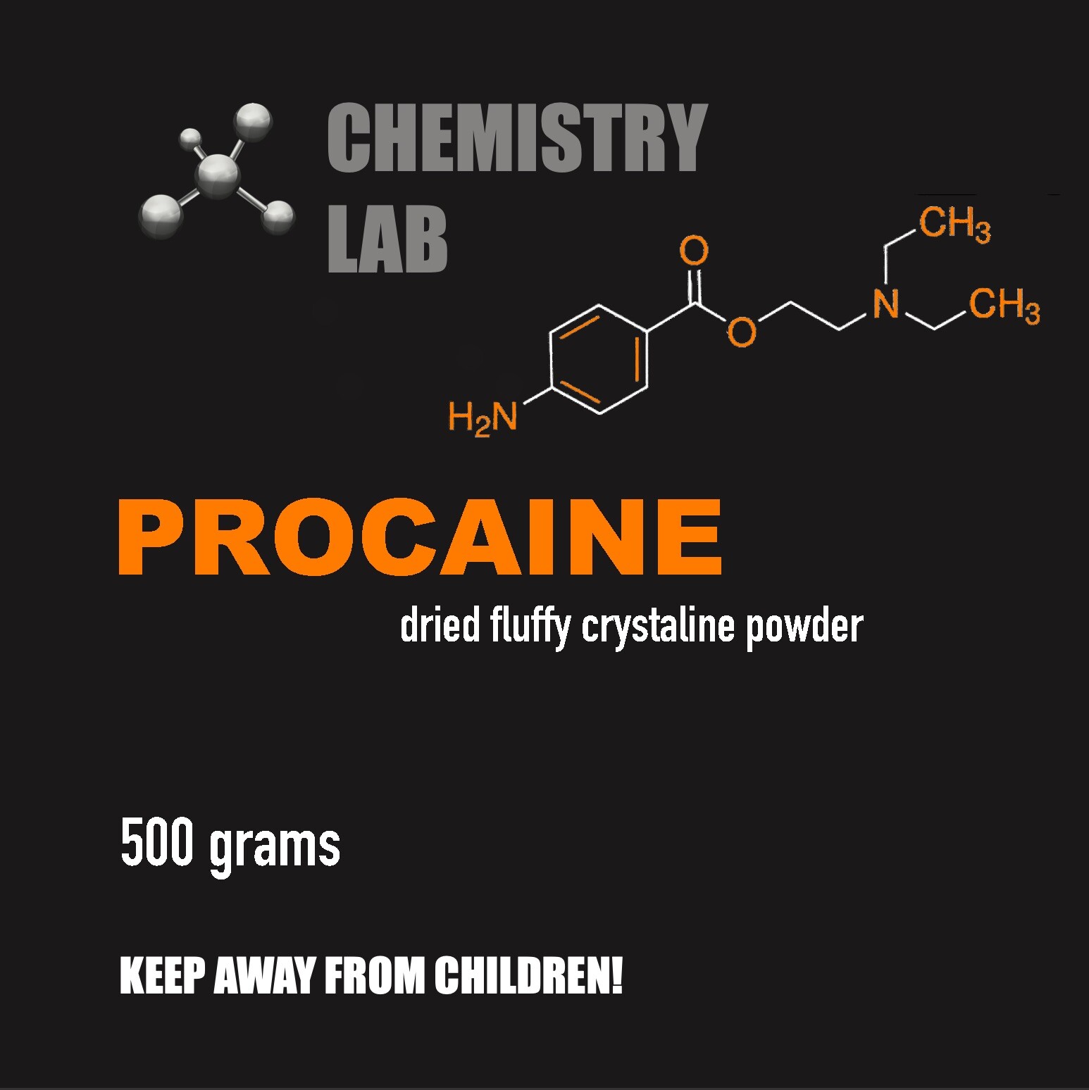 Procaine Hydrochloride Powder 99% 500g