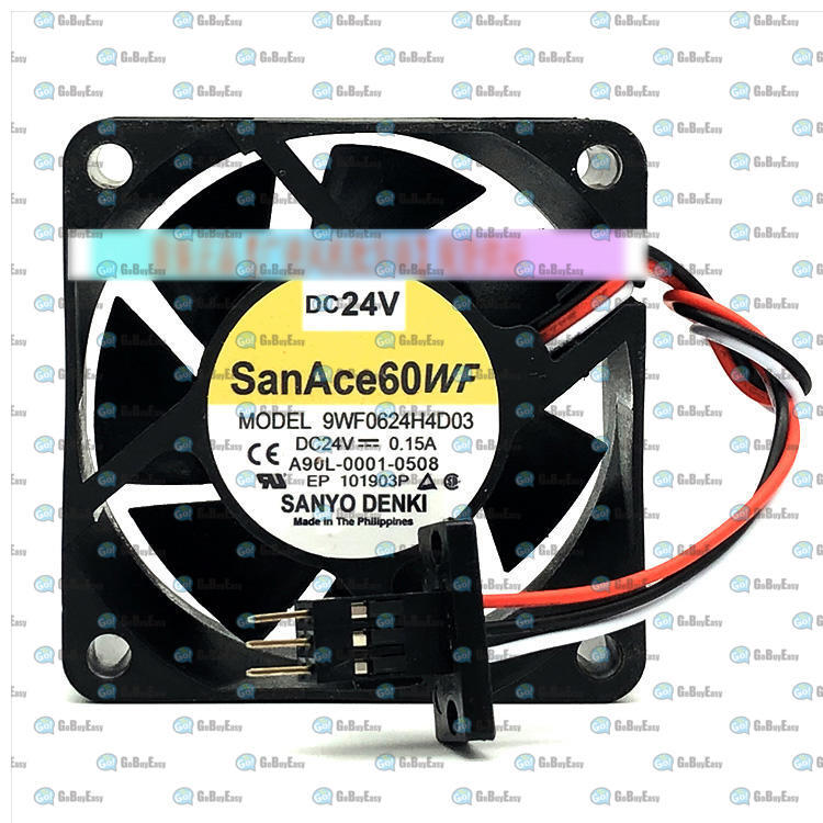 1PC For Sanyo 9WF0624H4D03 Fan DC24V 0.15A 3pin for FANUC A90L-0001-0508