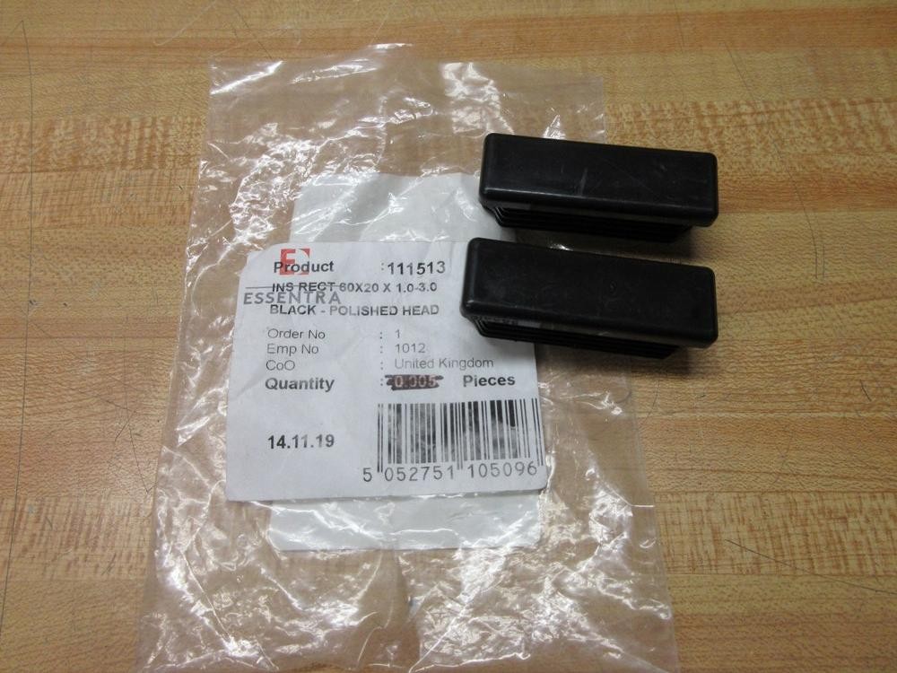 Essentra Components 111513 Rectangular Tube Insert