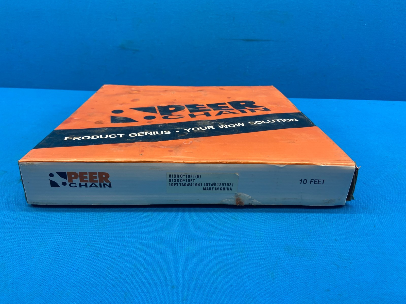 Peer Heavy Conveyor Roller Replacement Chain 81XR Q 10ft