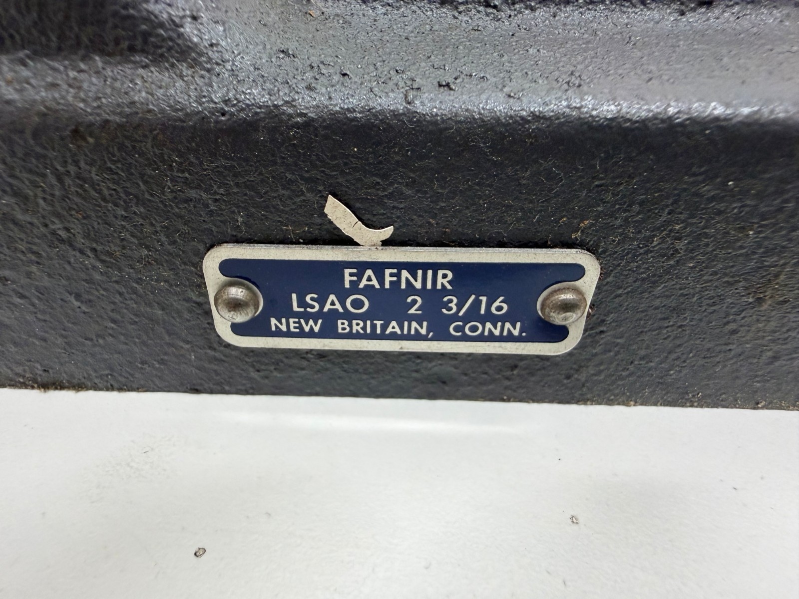 NEW OLD STOCK! FAFNIR 2-3/16″ BORE PILLOW BLOCK BALL BEARING LSAO-2-3/16