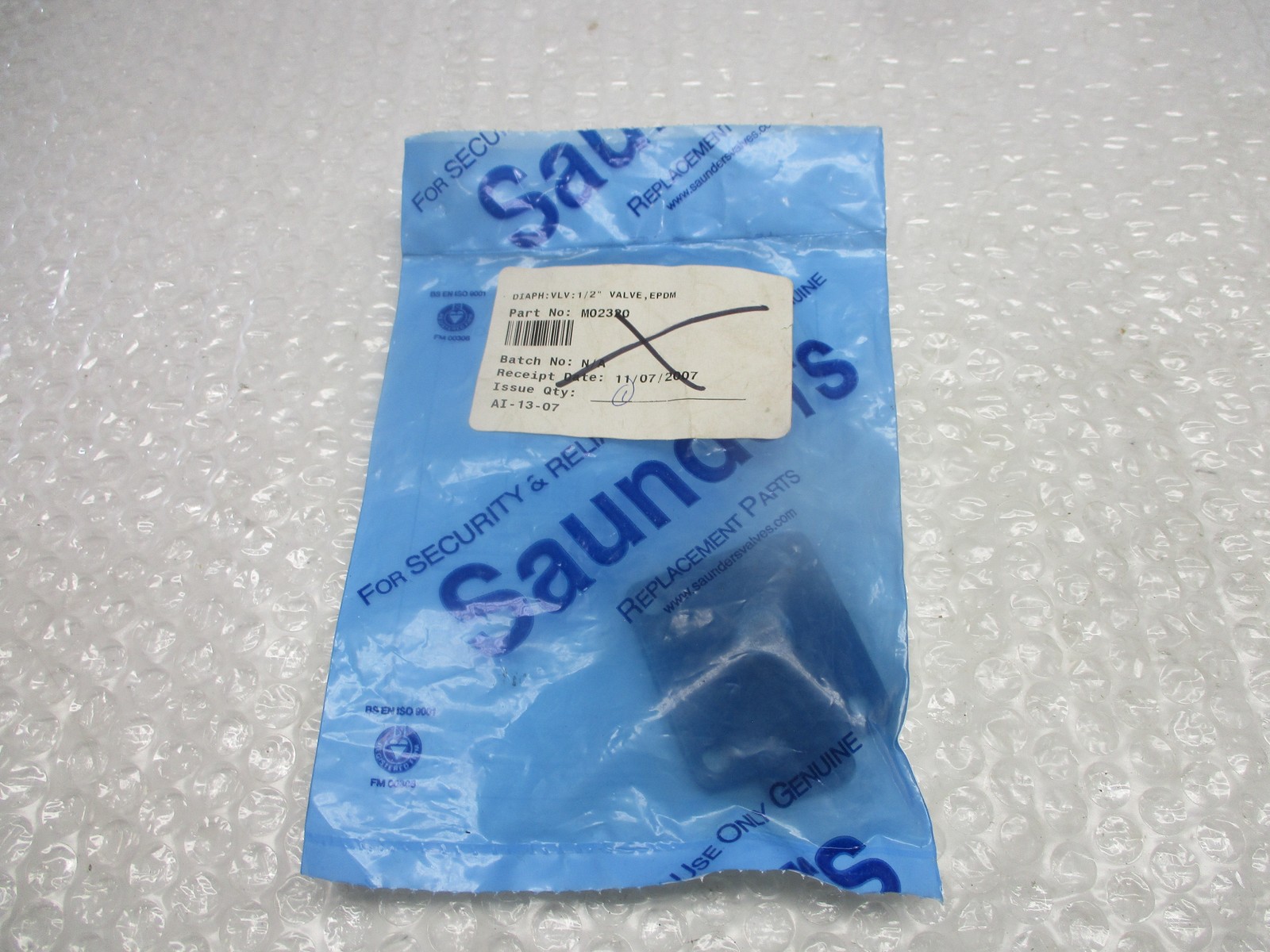 SAUNDERS DA015E2 DIAPHRAGM NSMP