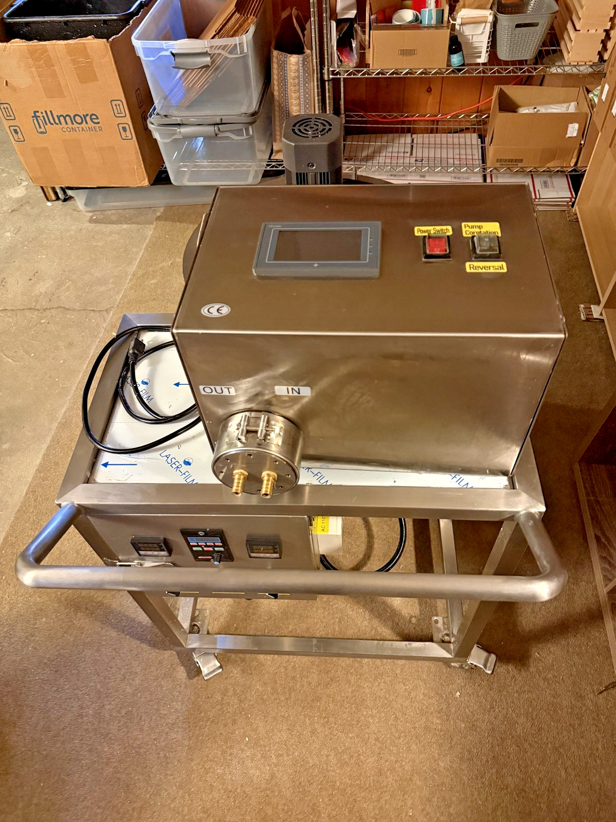 Wax or Liquid Melting/Mixing/Pumping Machine