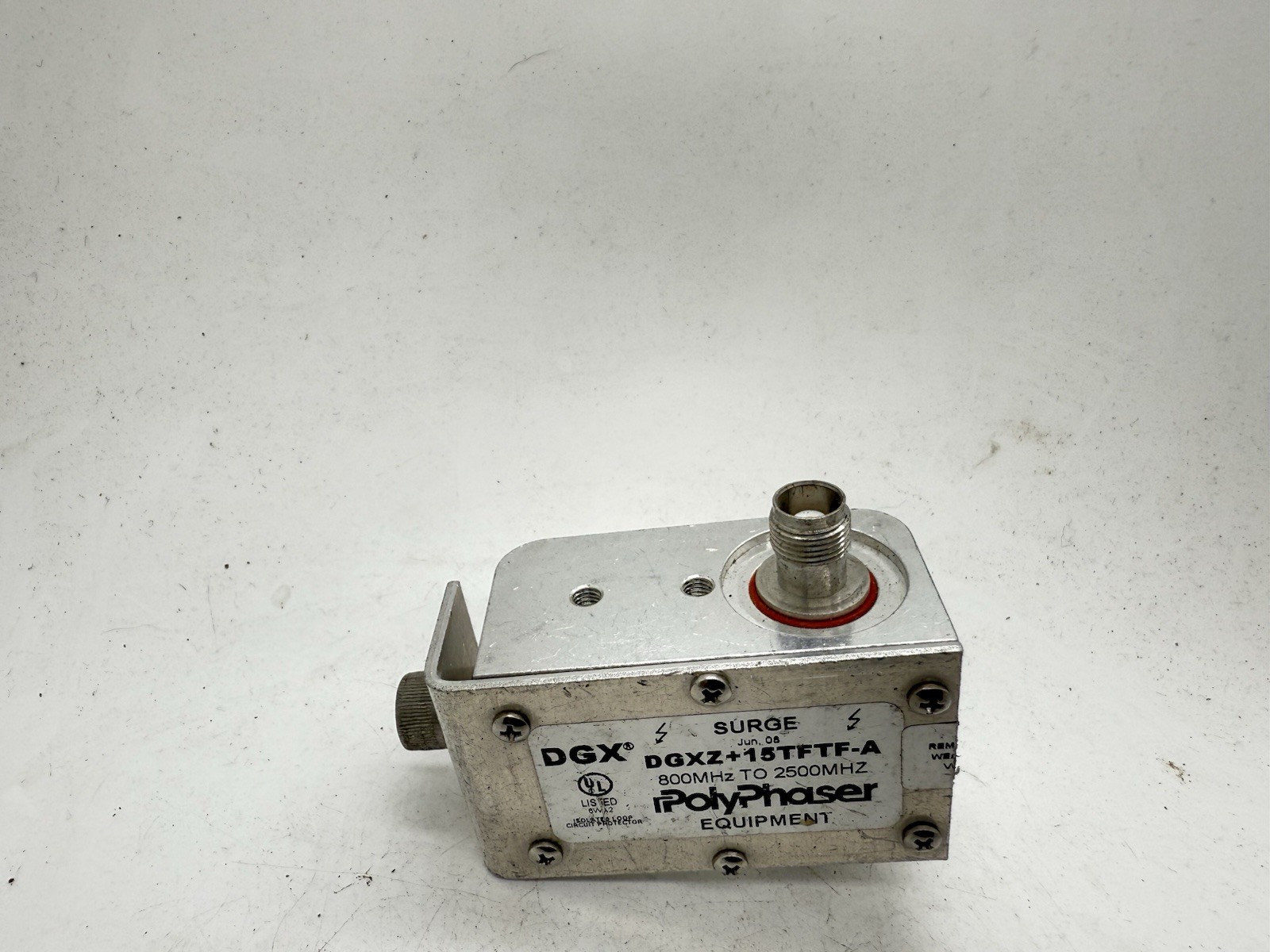 PolyPhaser DGXZ+15TTF-A RF Surge Protector 800-2500MHz N-Female Lightning Arrest