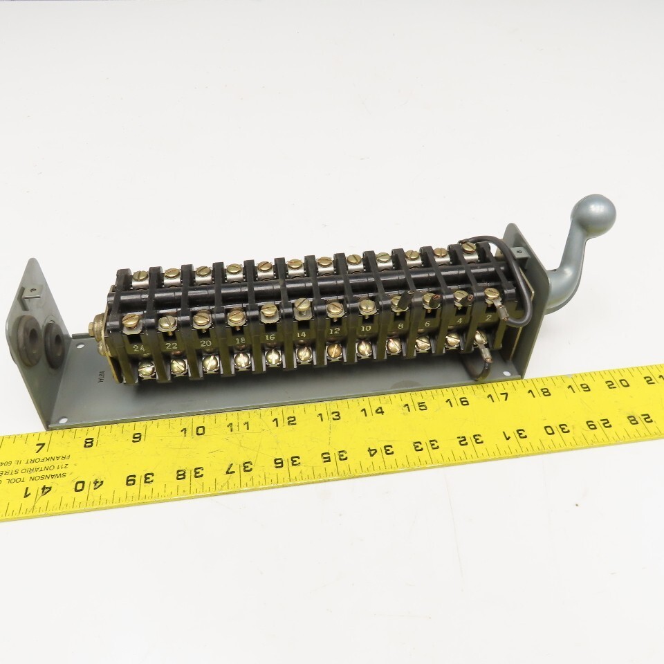 Allen Bradley Reversing Drum Switch 3 Position 12 Pole No Cover