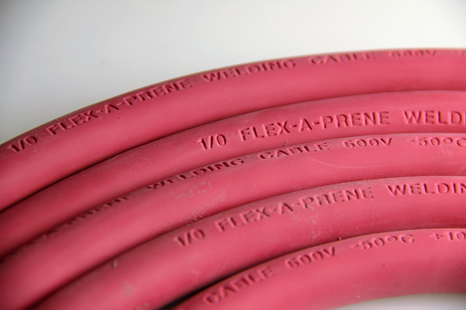Ultra-Flex Car Battery/Welding Cable – 8 Gauge, Red – 10 Feet – and 5 Lugs