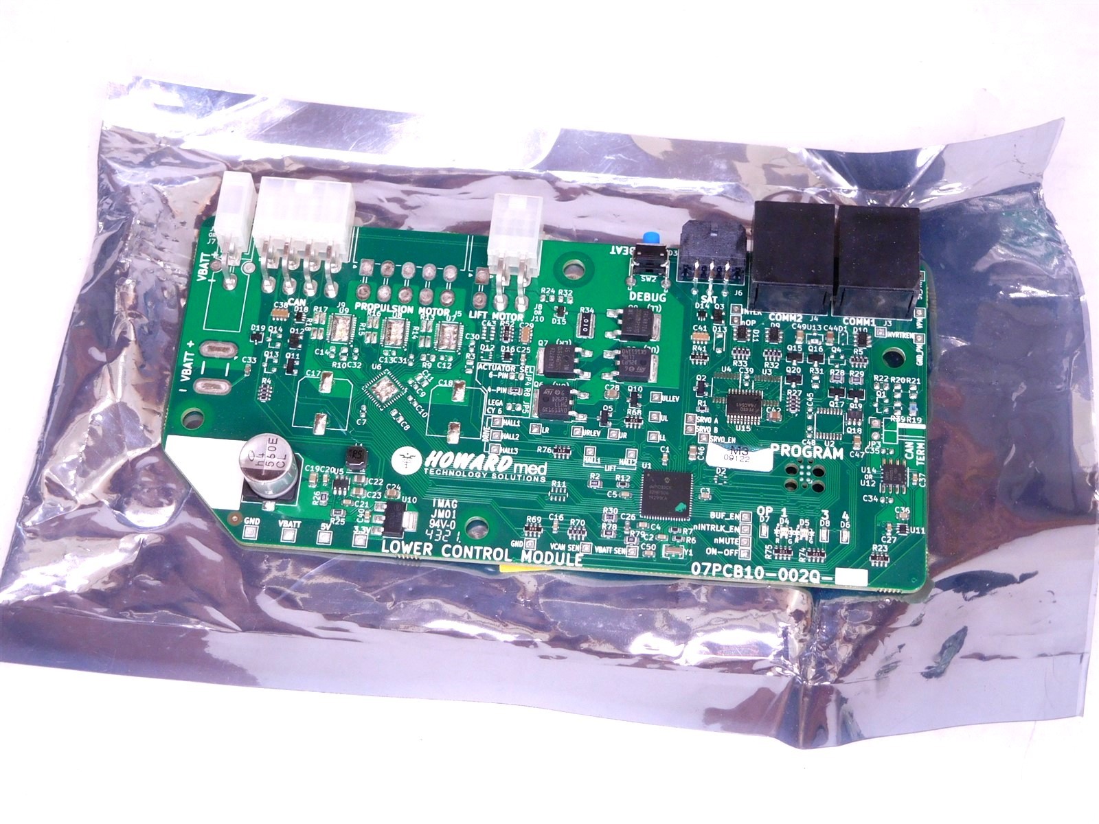 Howard Med Lower Control Module PCB Board 07PCB10-002Q (052626)
