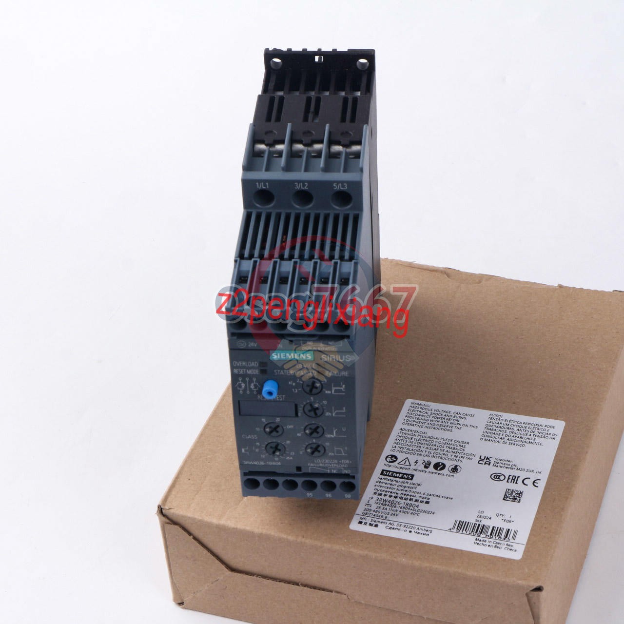 ONE NEW 3RW4026-1BB04 Siemens Soft Starter 3RW 4026-1BB04