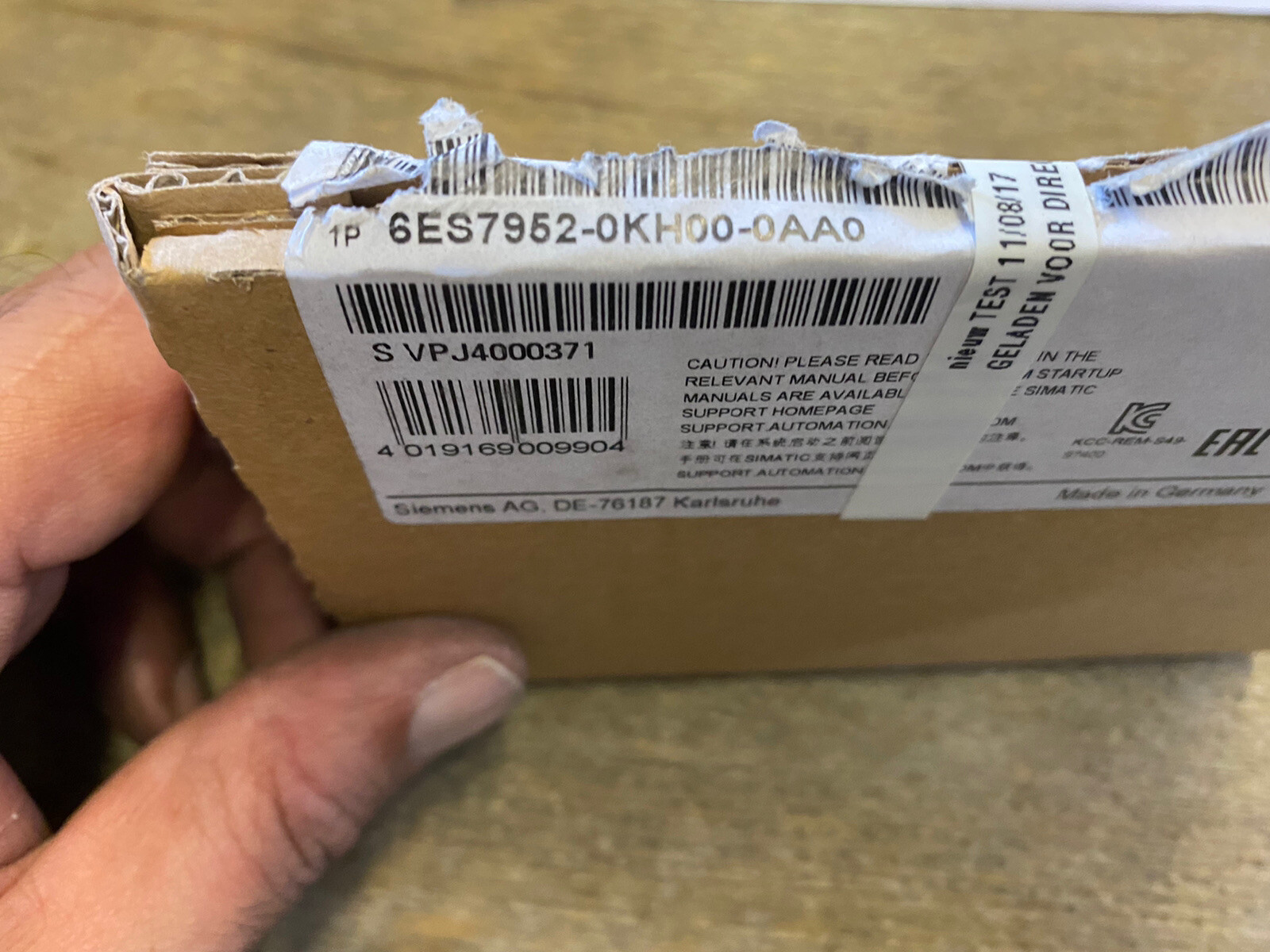 Siemens 6ES7952-0KH00-0AA0 SIMATIC S7-400 Memory Card 256 KB – New