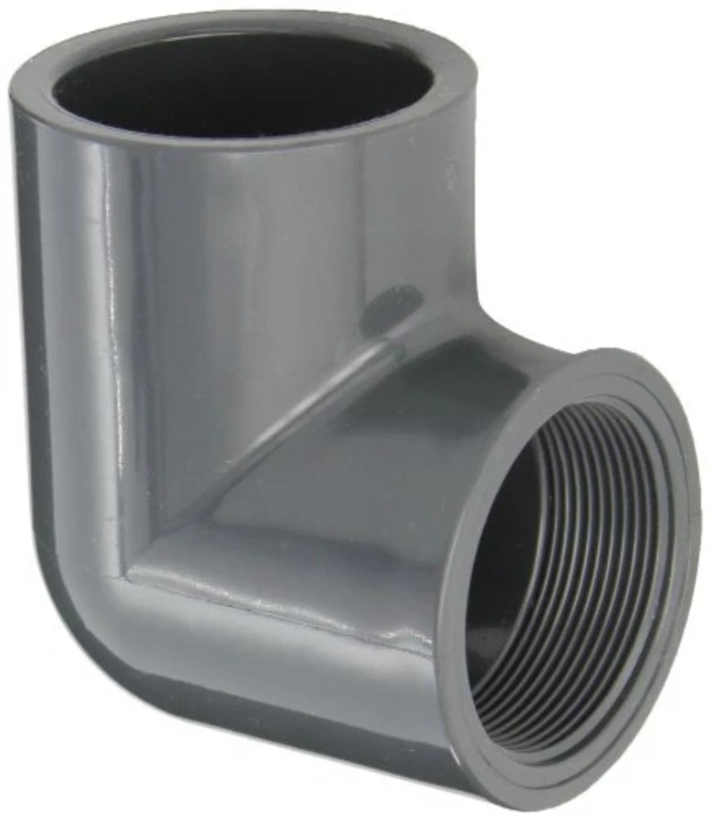 Box of 10 Ten Spears 807-020 2″ PVC 90 Elbow SOC X FPT SCH80 Schedule 80 Gray