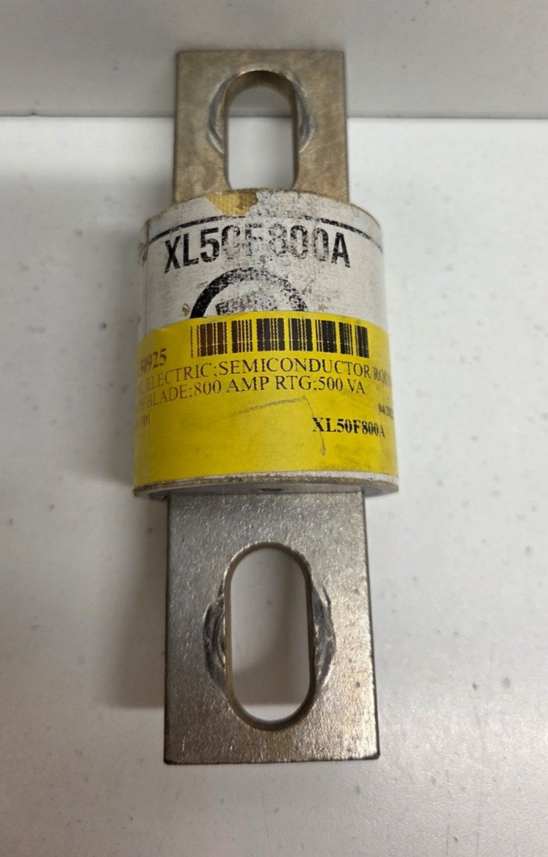 GUARANTEED! BUSSMANN 800A 500V SEMICONDUCTOR FUSE XL50F800A