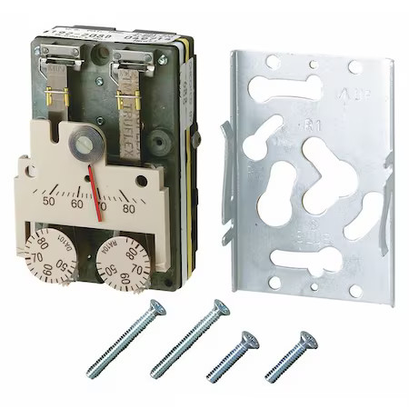 Siemens 192-208 Pneumatic Thermostat, Dual Temperature, Heating And Cooling, 2