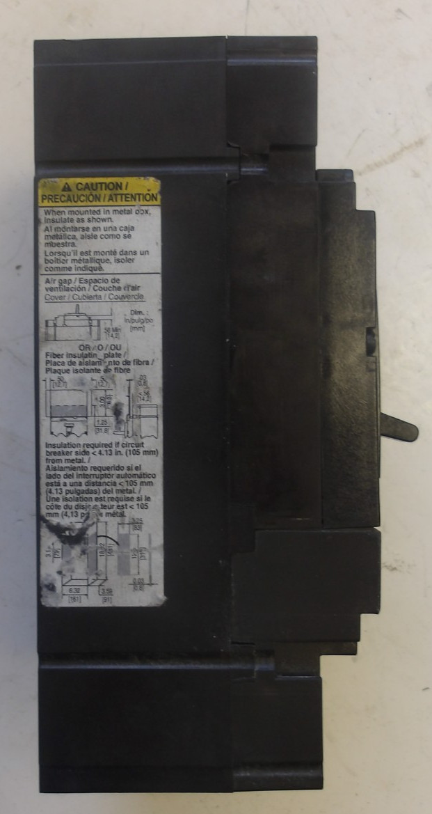 SQUARE D P/N:JDL36200 CIRCUIT BREAKER 3POLE 200AMP 50/60HZ