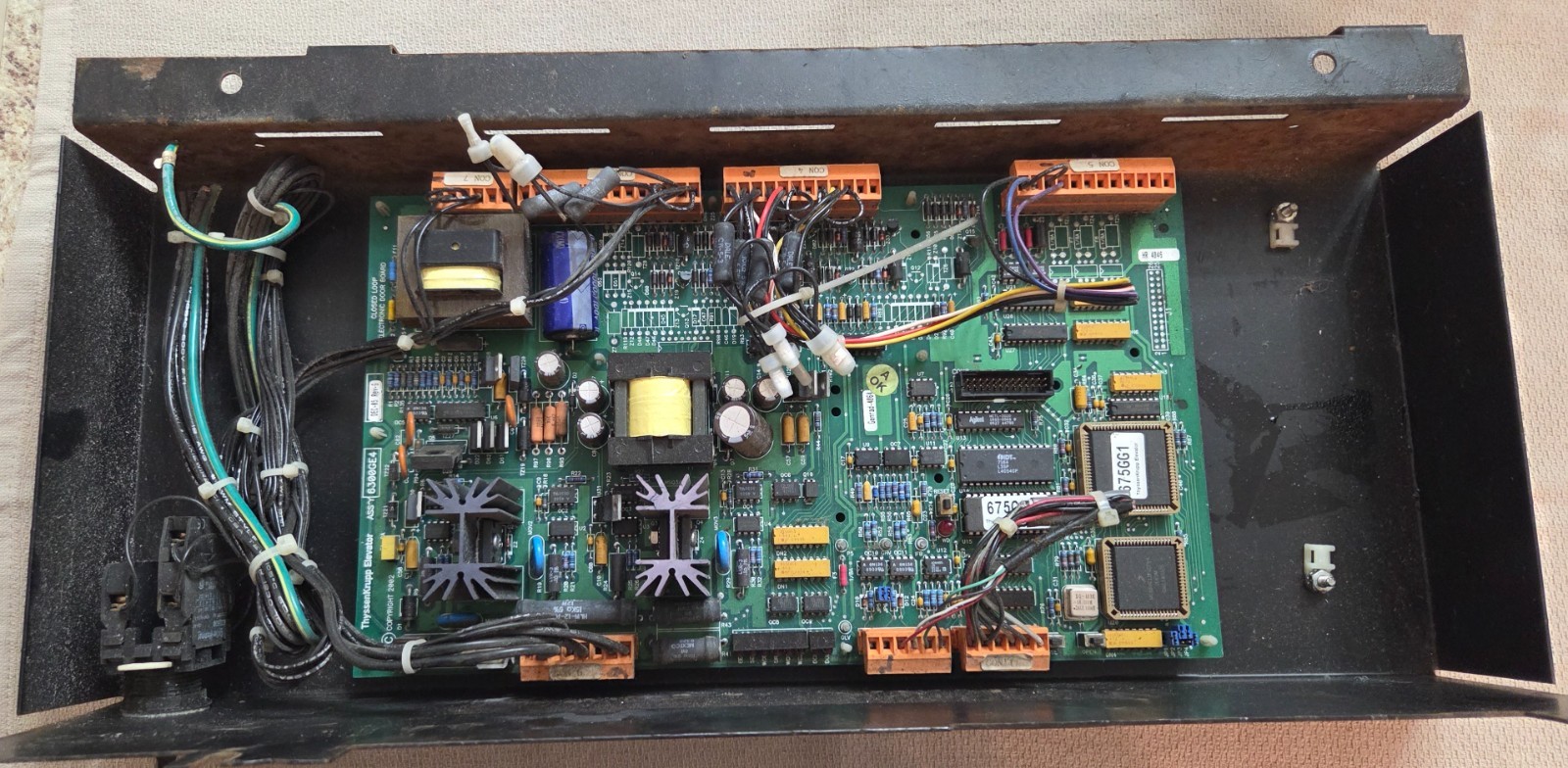 ThyssenKrupp Elevator HD-91 Door Operator 3001AG Closed Loop Automatic 125/250VA
