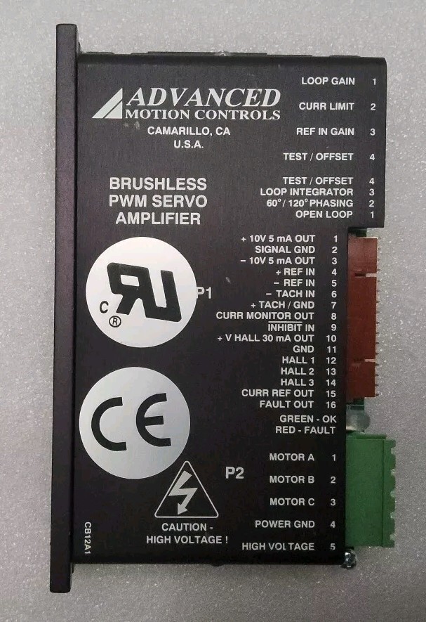 Advanced Motion Controls B12A6D-SE1 Brushless PWM Servo Amplifier