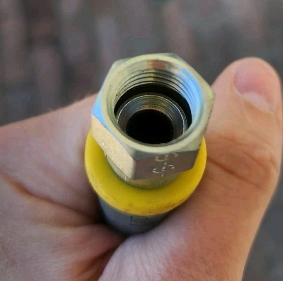 PARKER PUSH-LOK Plus 3/8″ 801-6-WP 2, 4 MPa Welding / Gas HOSE 49″ W/ FIT 350PSI