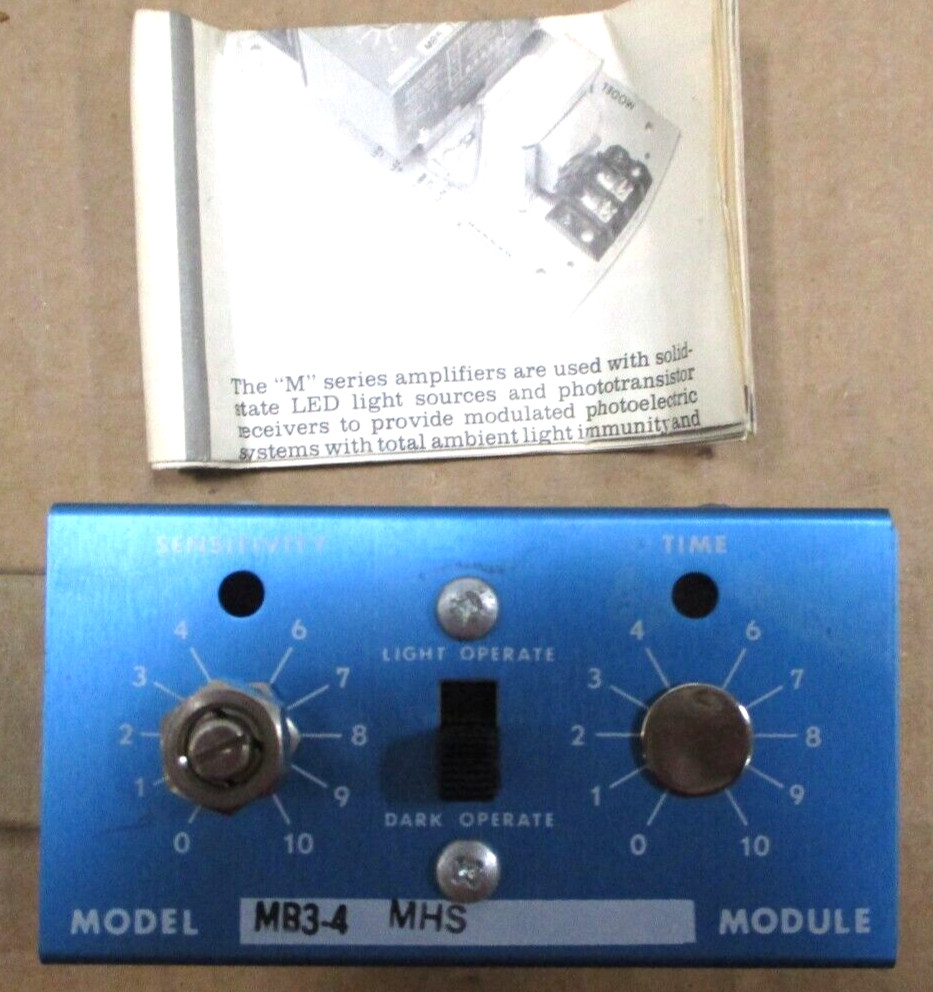 Banner MB3-4 MHS Industrial Control Plug-In Module A7632AES