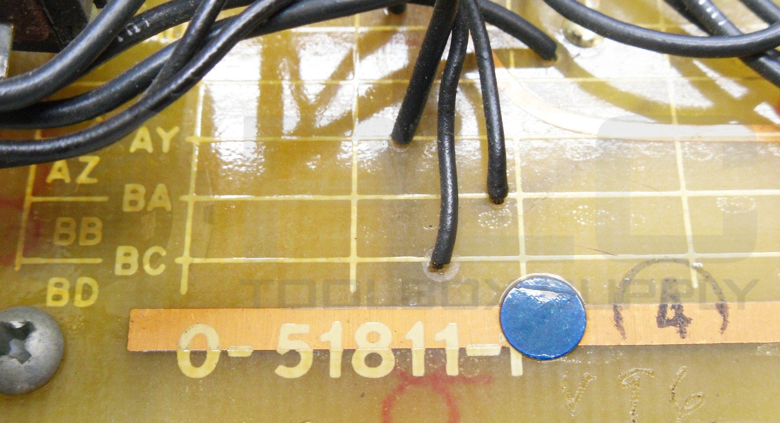 RELIANCE ELECTRIC 051811-1 PRINTED CIRCUIT TESTER CARD