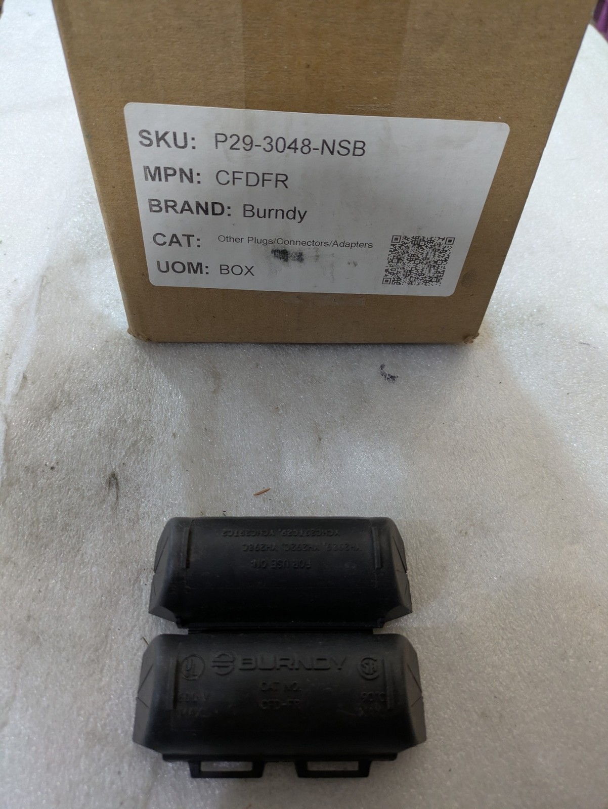 BURNDY CFDFR H-Tap Cover Flame Retardant 600V 250 kcmil Connector OEM