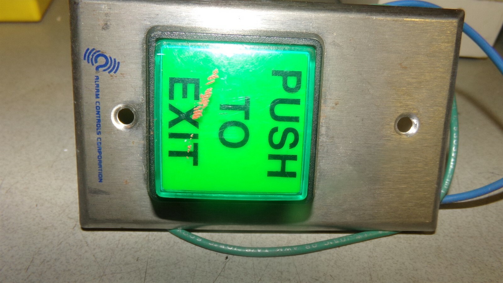 Alarm Controls Corp Push To Exit Switch *FREE SHIPPING*