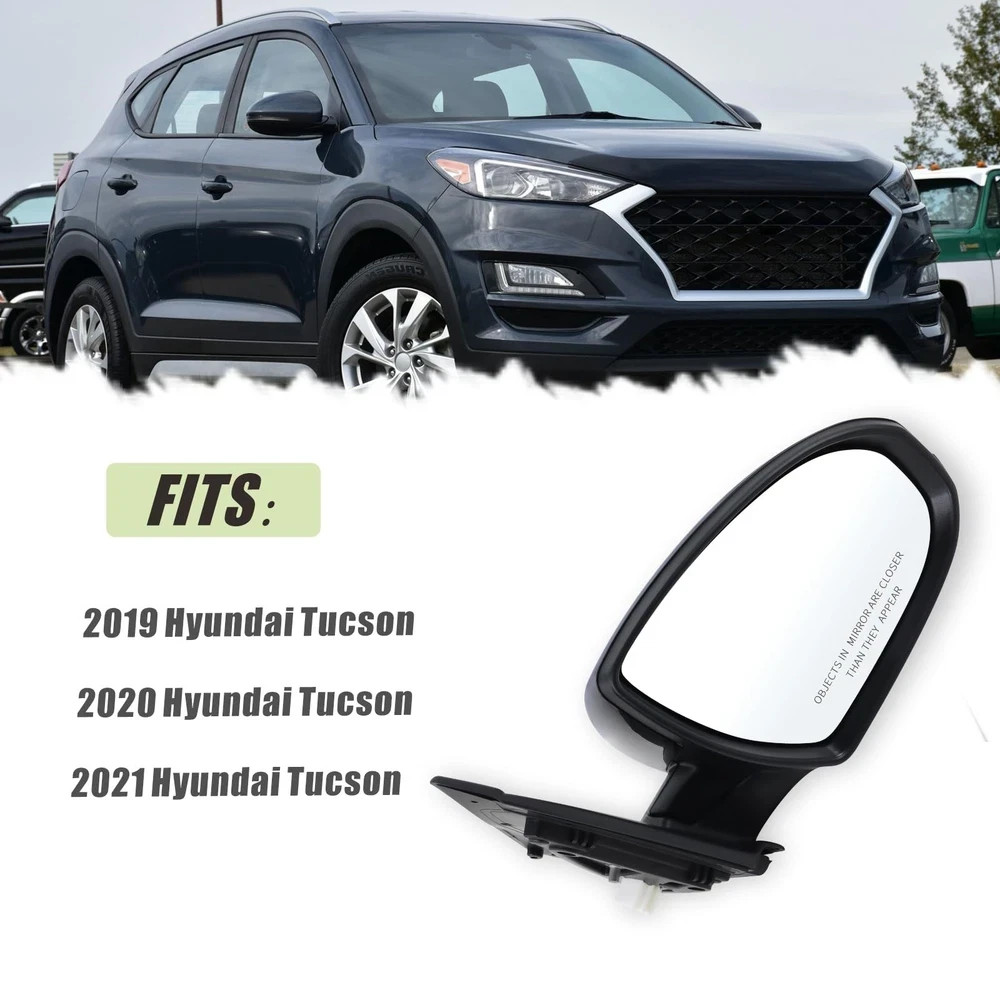 Right Passenger Side Mirror Compatible With 2019 2020 2021 Hyundai Tucson Wit…